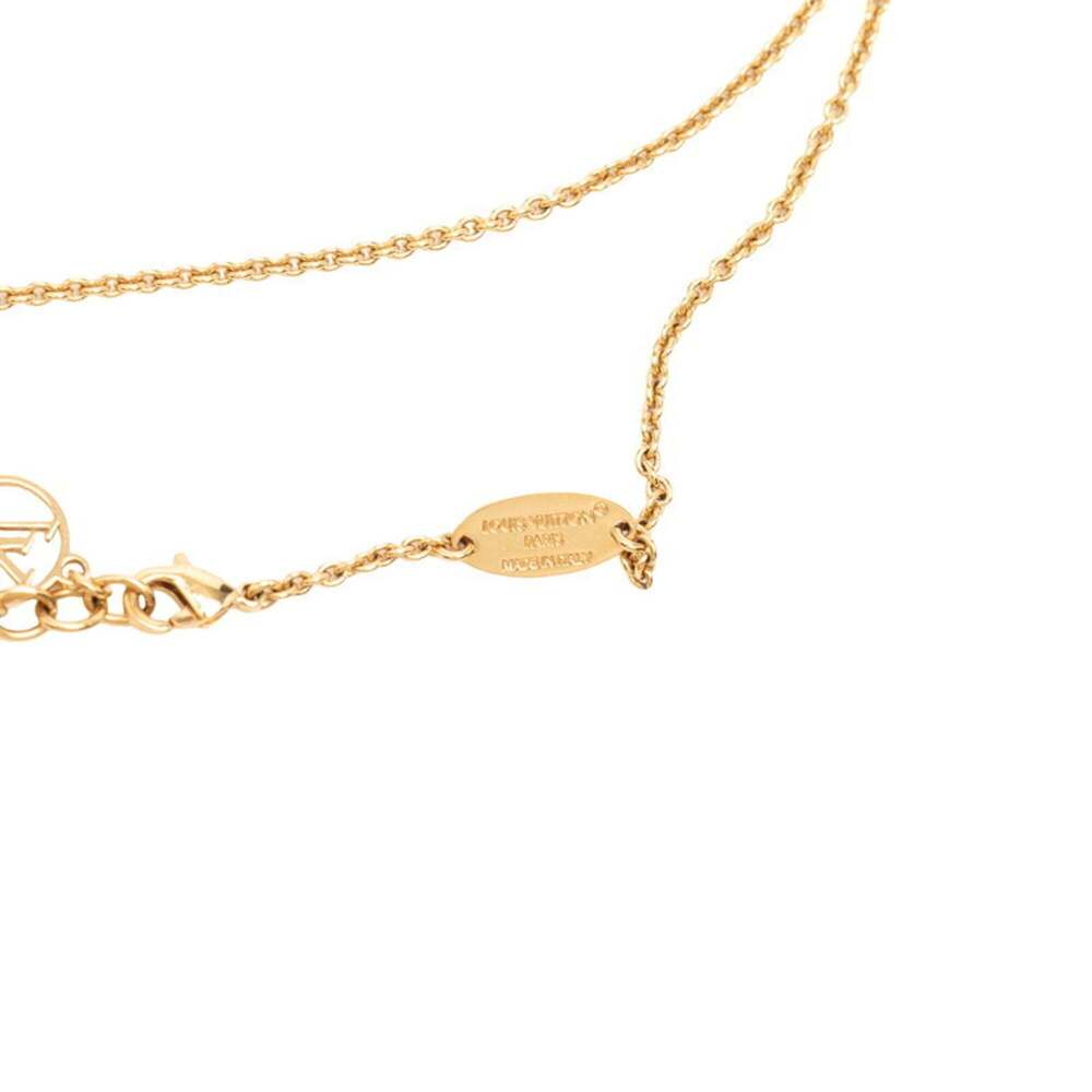 LOUIS VUITTON Gold Necklace - Picture 5 of 7